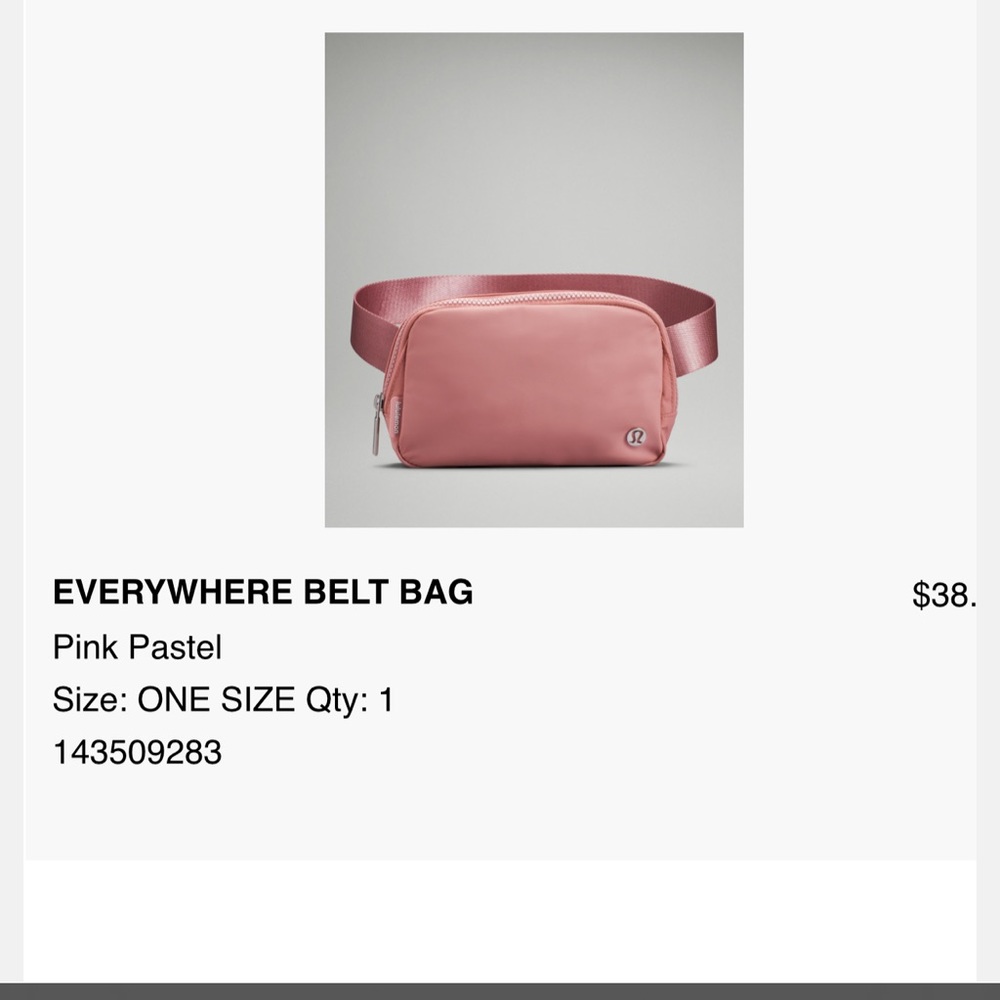 Lululemon everywhere belt bag